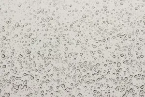 Fine condensation on a cold pane of glass